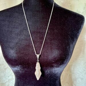 Antique Silver-plated Spoon Handle Necklace